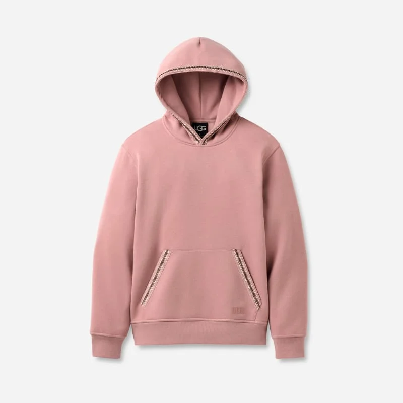 ® Men's Tasman Hoodie Cotton Blend/Recycled Materials Tops in Dusty Rose - 1