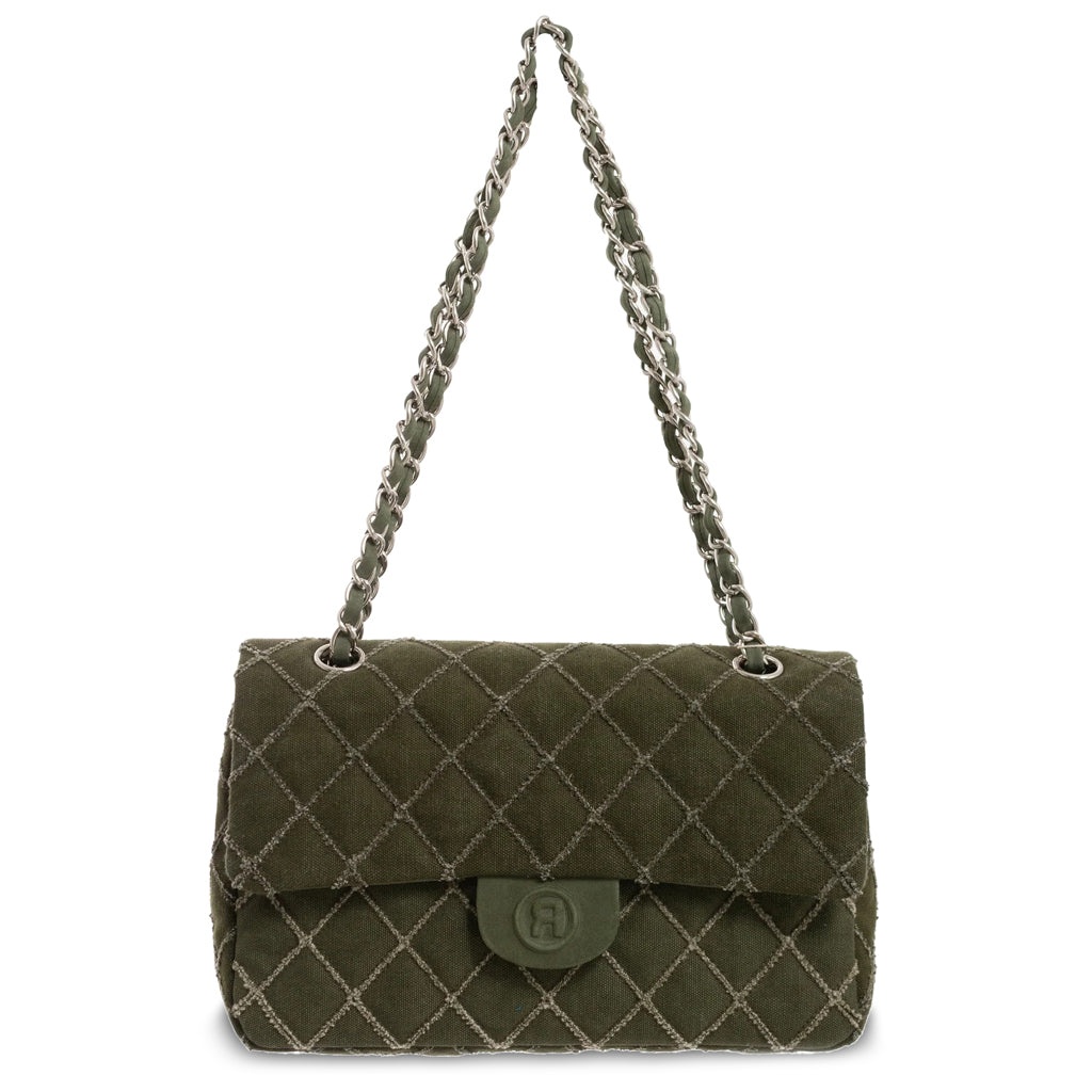 RHOMBUS CHAIN BAG - GREEN - 1