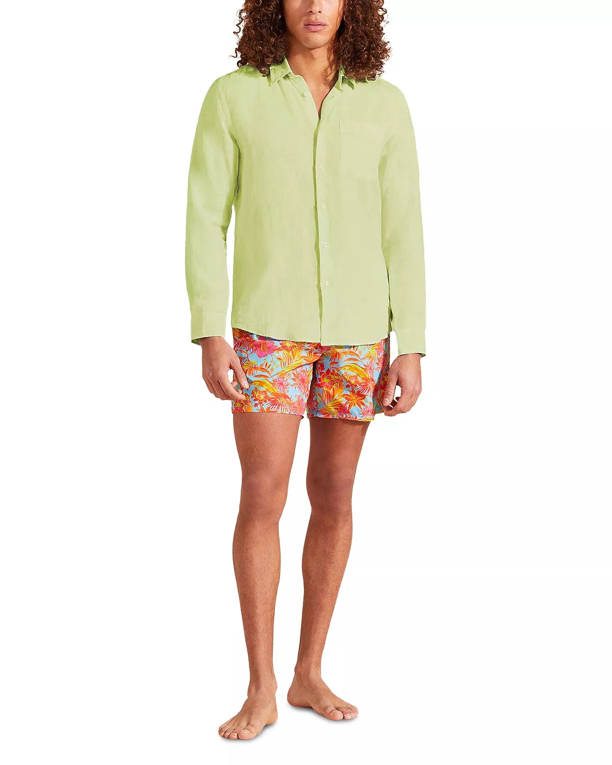 Caroubis Linen Regular Fit Shirt - 2