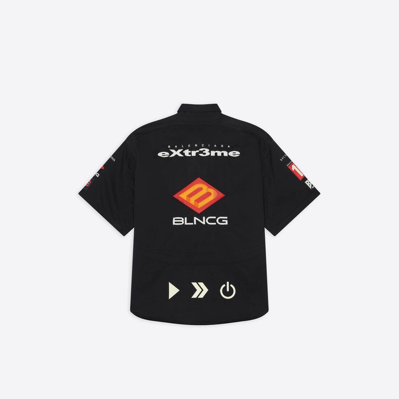 BALENCIAGA Men's Gamer Shirt in Black outlook