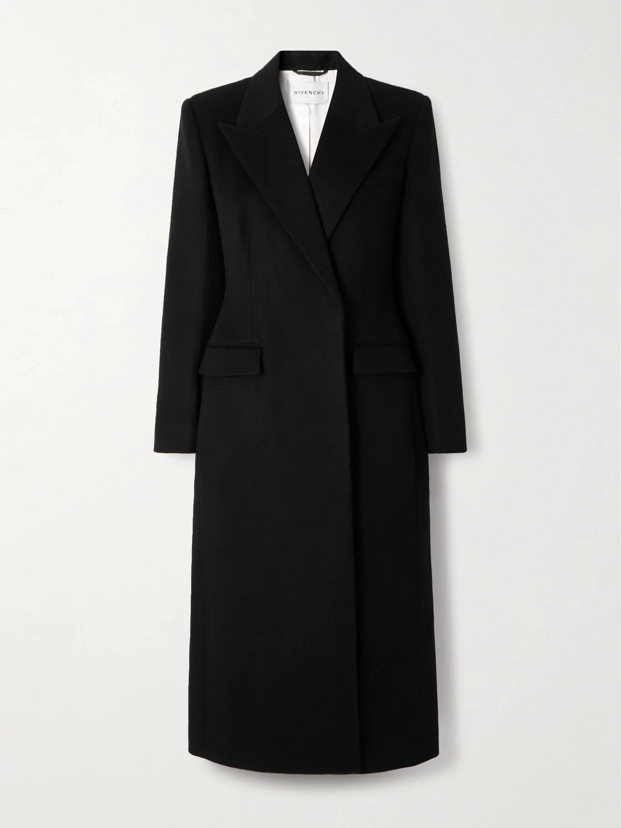 Brushed Wool Coat - 1