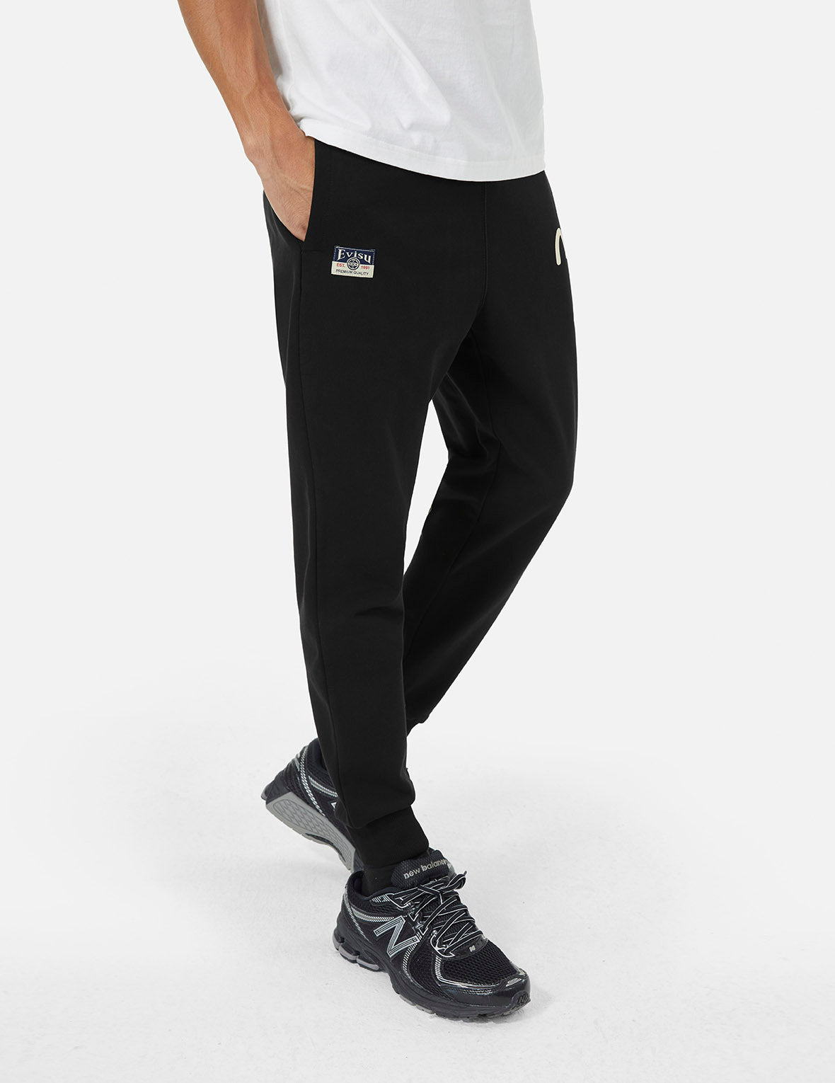 SEAGULL AND HANDBRUSHED DAICOCK PRINT REGULAR FIT SWEATPANTS - 12