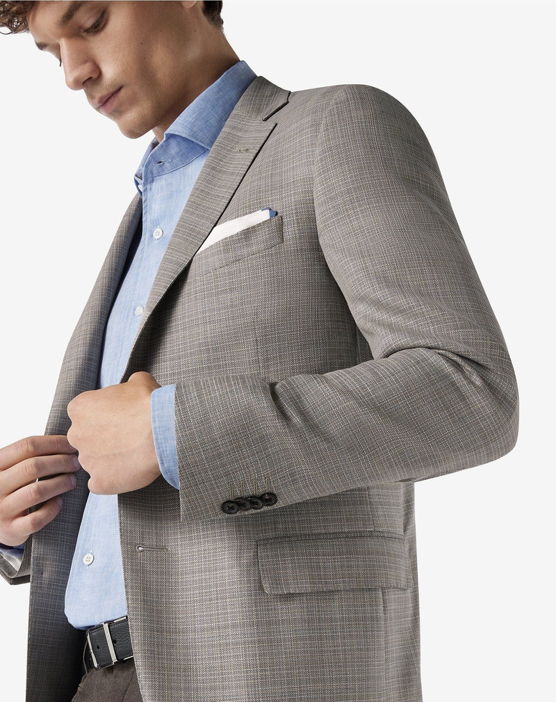 Taupe pure wool jacket 5