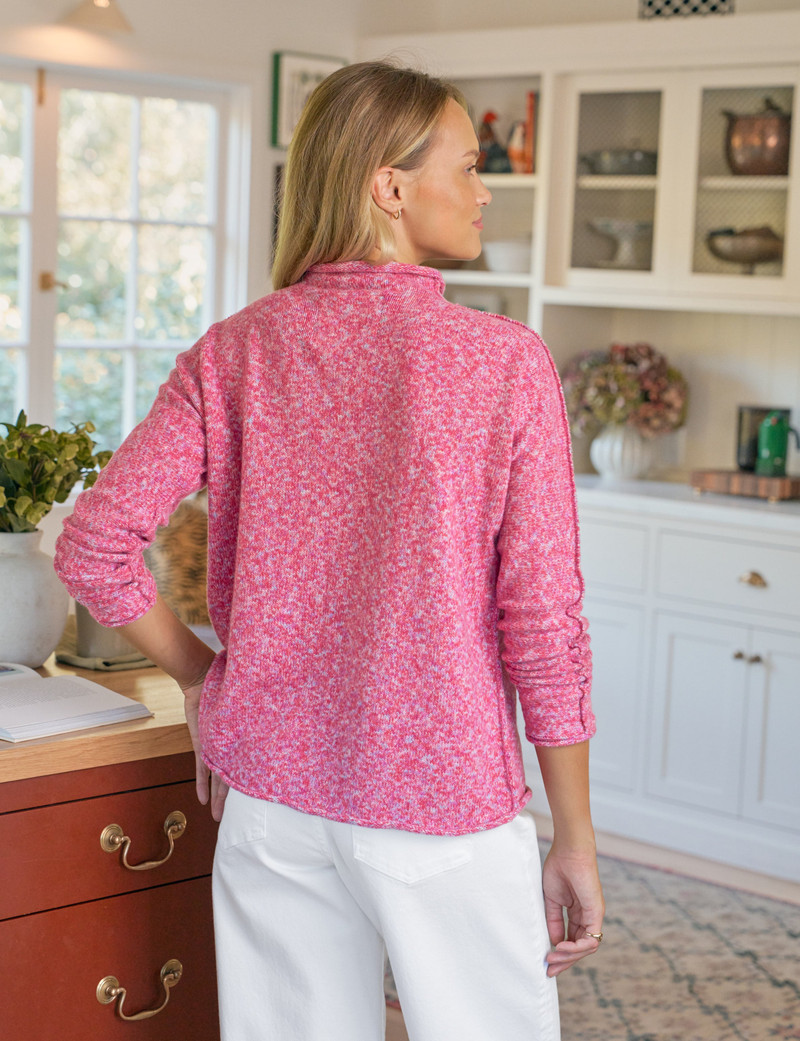 Frank & Eileen Rolled Funnel Neck Sweater outlook