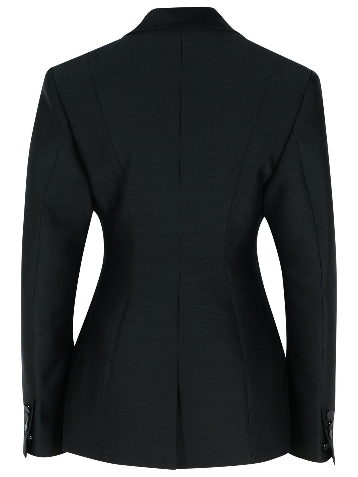 Dsquared2 'Dan' Black Virgin Wool Blend Blazer Women - 3