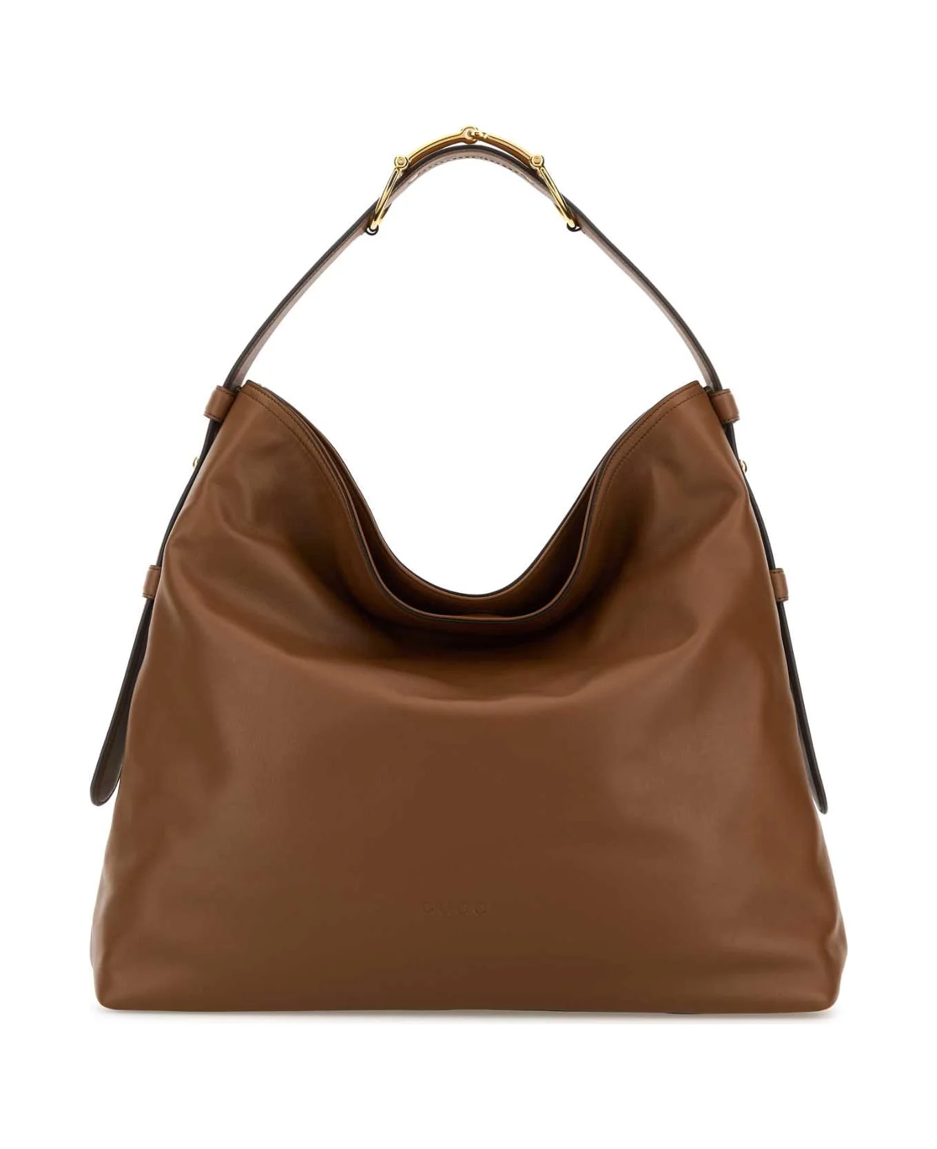 Caramel Leather Large Gucci Beatrix Shopping Bag - 1