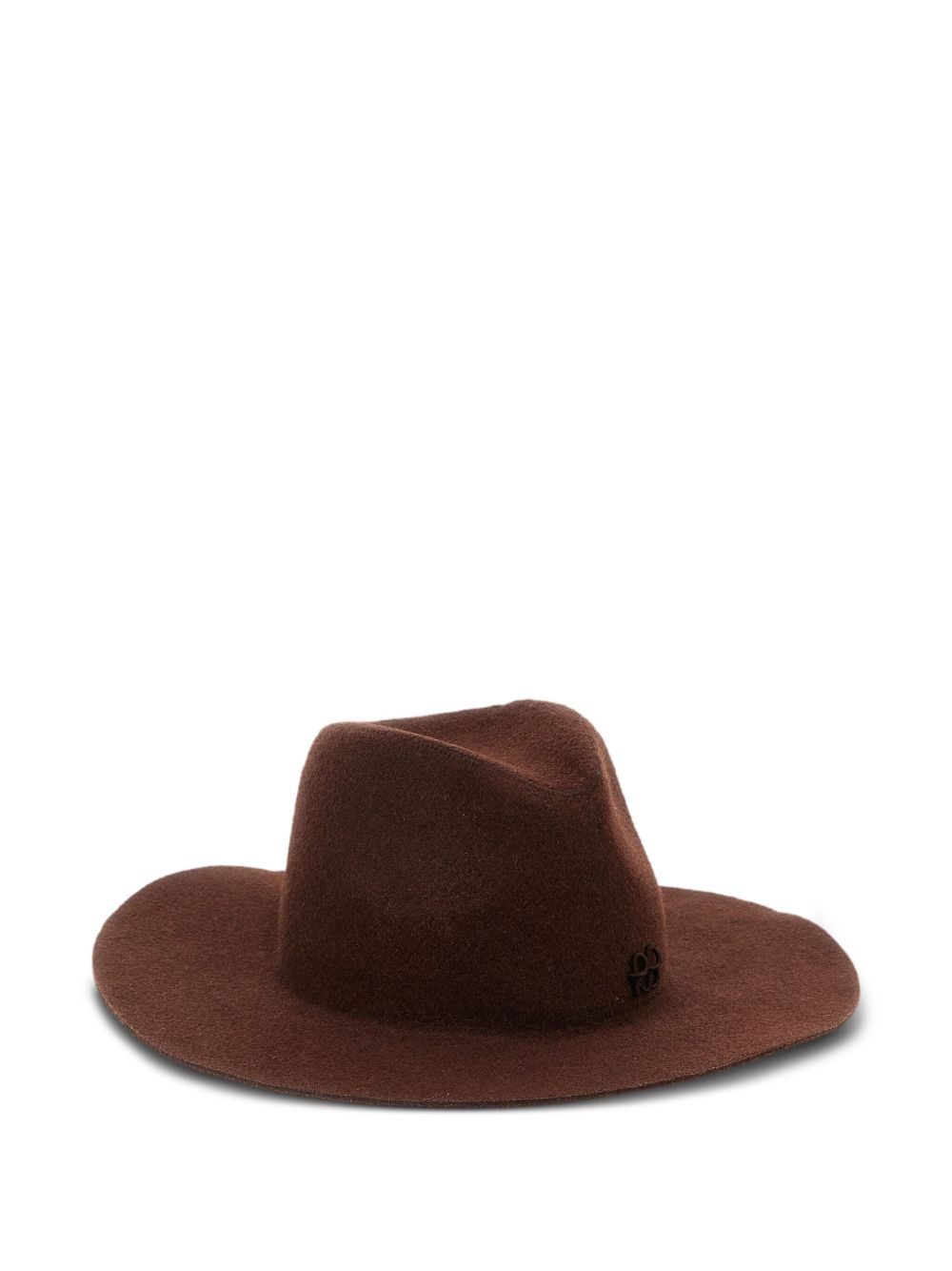 logo-embellished fedora hat - 2