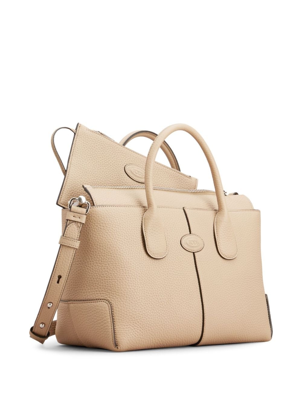 small Di leather tote bag - 2