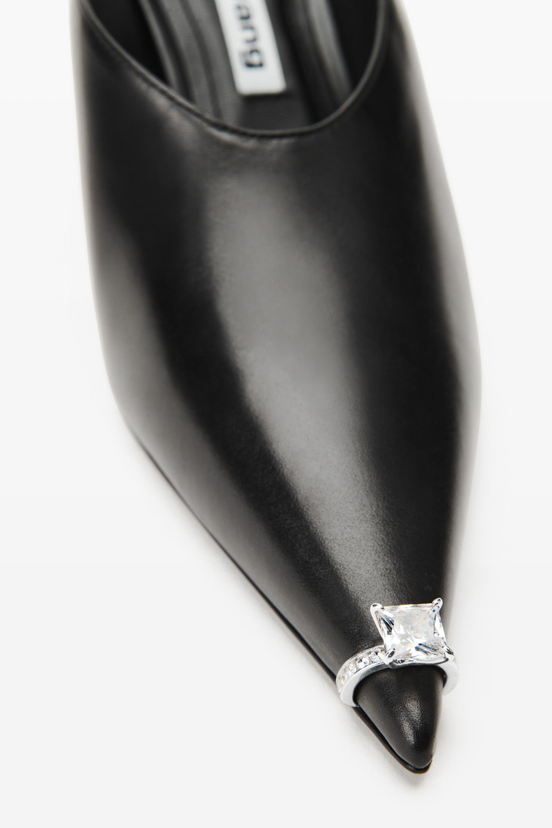 Akilita Ring Mule in leather 65mm 4