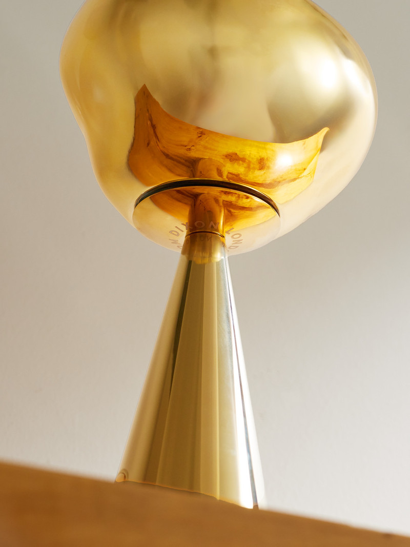 Melt Portable Gold-Tone LED Lamp 4
