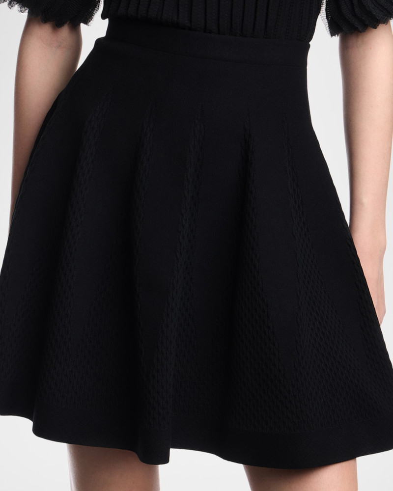 Knit A-Line Mini Skirt 5