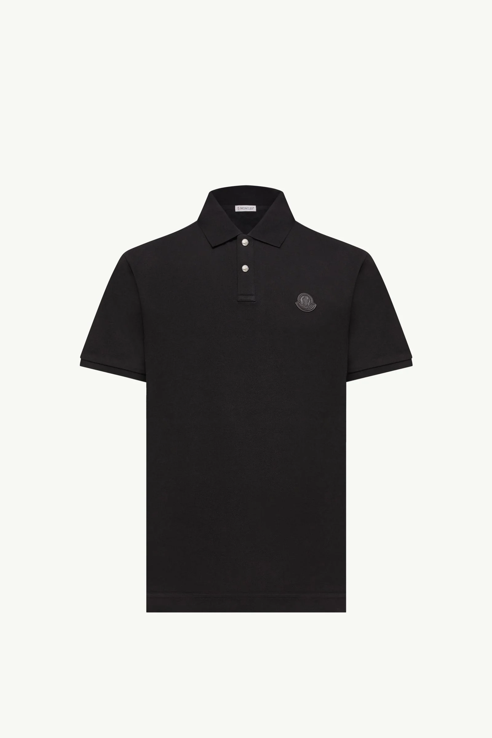 Logo Patch Cotton Piquet Polo Shirt - 1