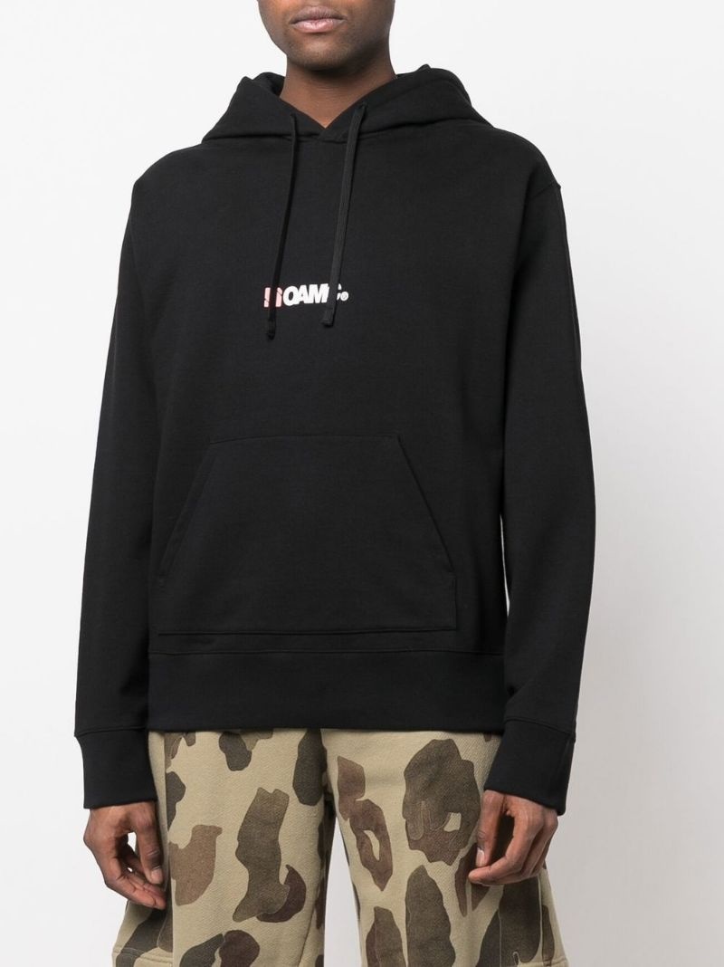 【OAMC】graphic hoodie OAMC Graphic Hoodie, Orange Graphic Print, Men's Size XL