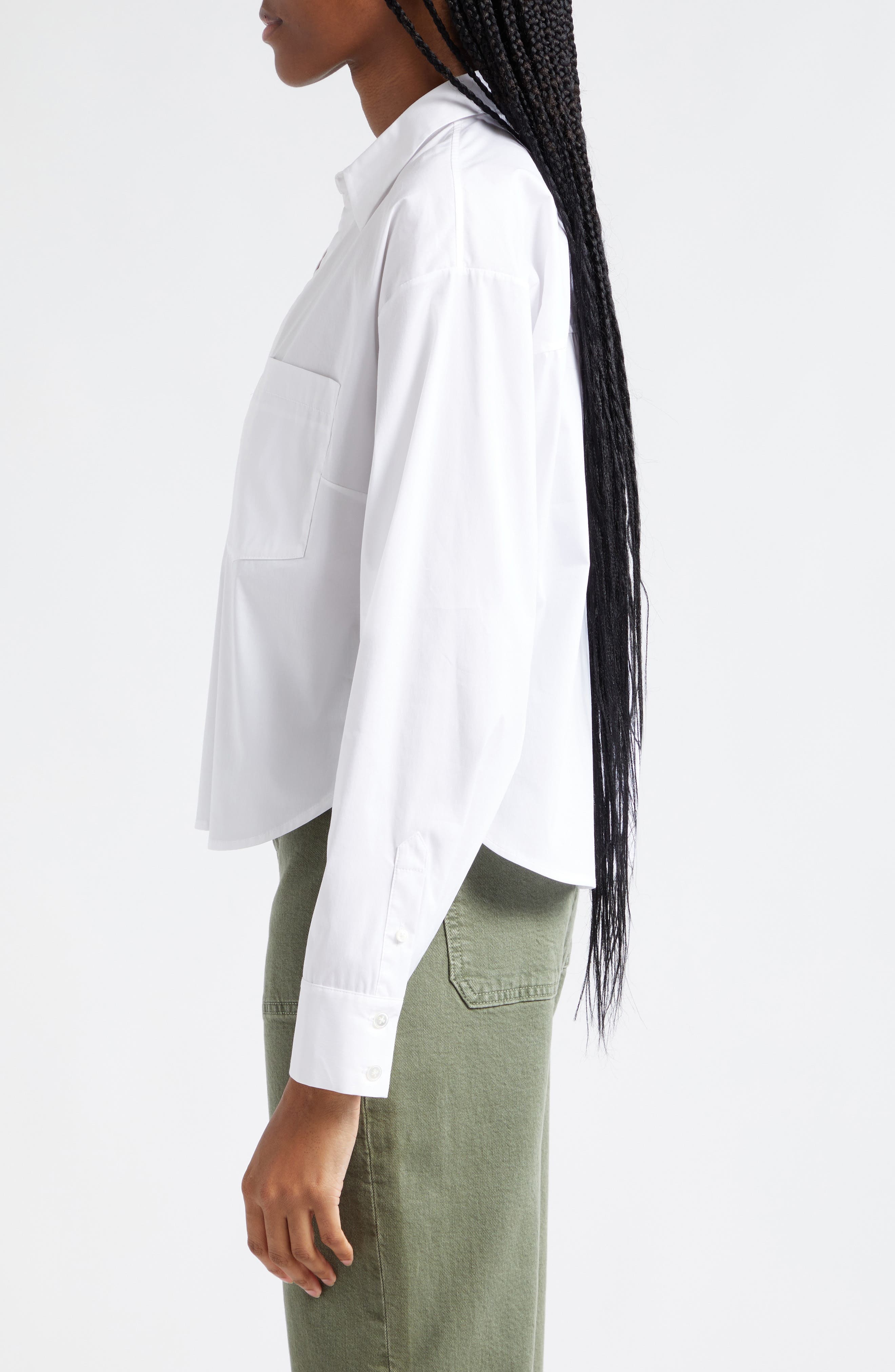 Khai Stretch Cotton Woven Top - 4