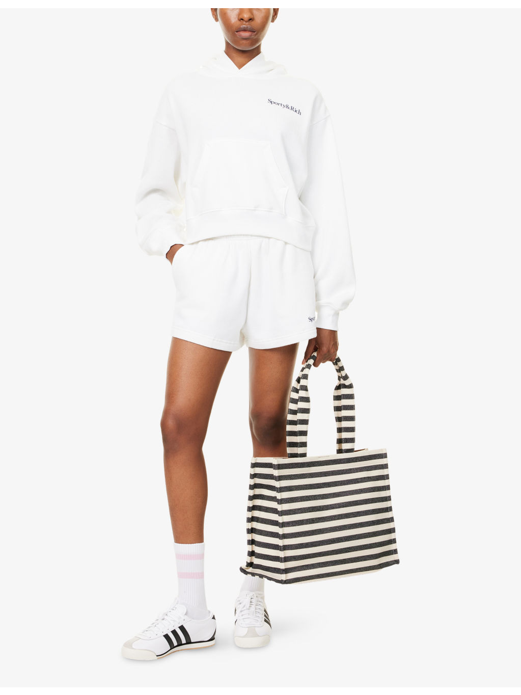 Logo-Print Relaxed-Fit Cotton-Blend Hoody - 2