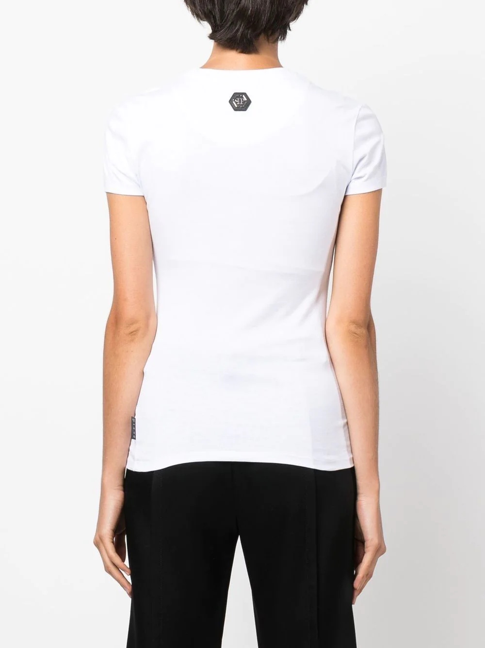 Sexy Pure Crystal embellished T-shirt - 4