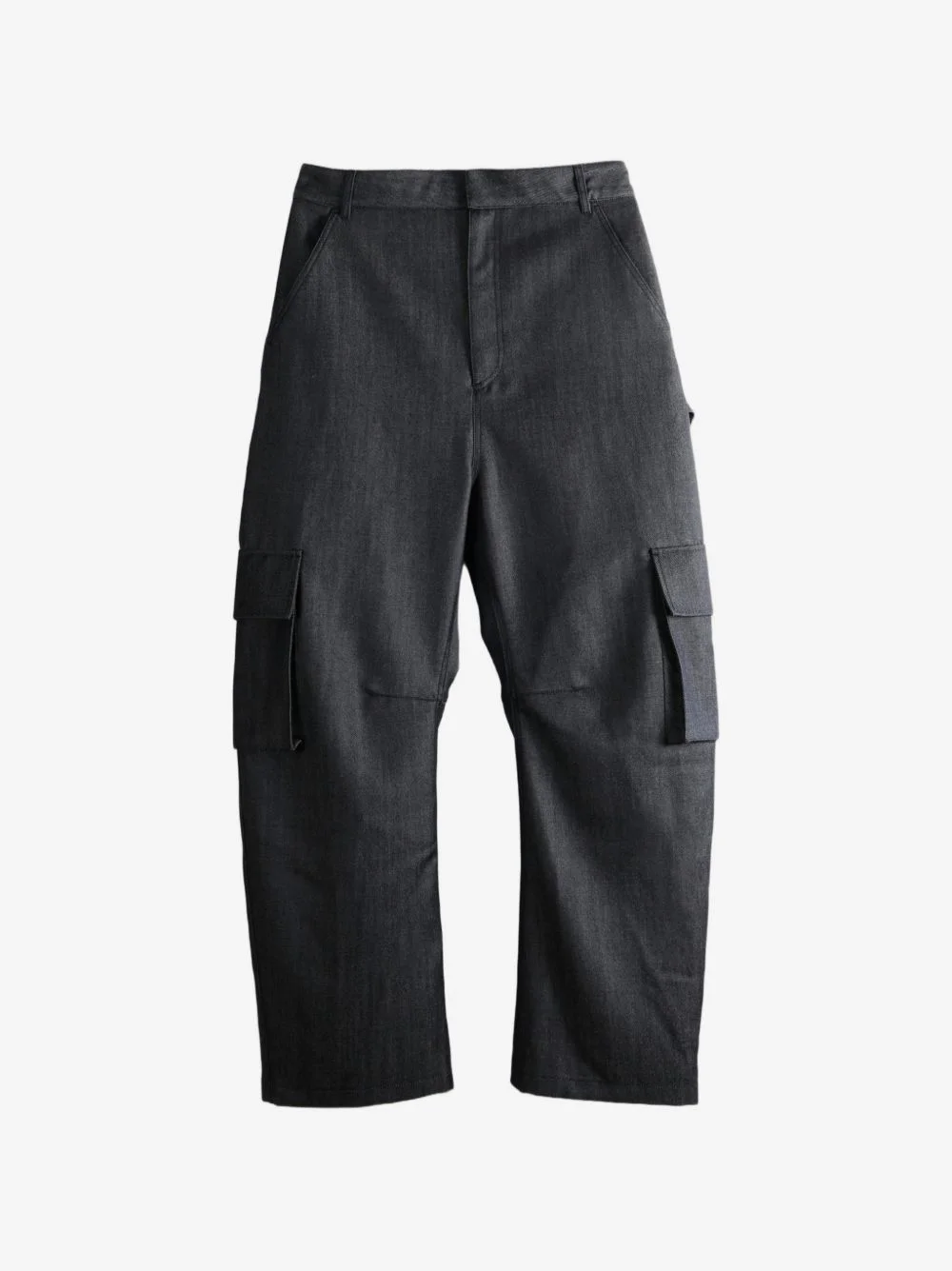 relaxed wide-leg multi-pocket cargo pants - 1