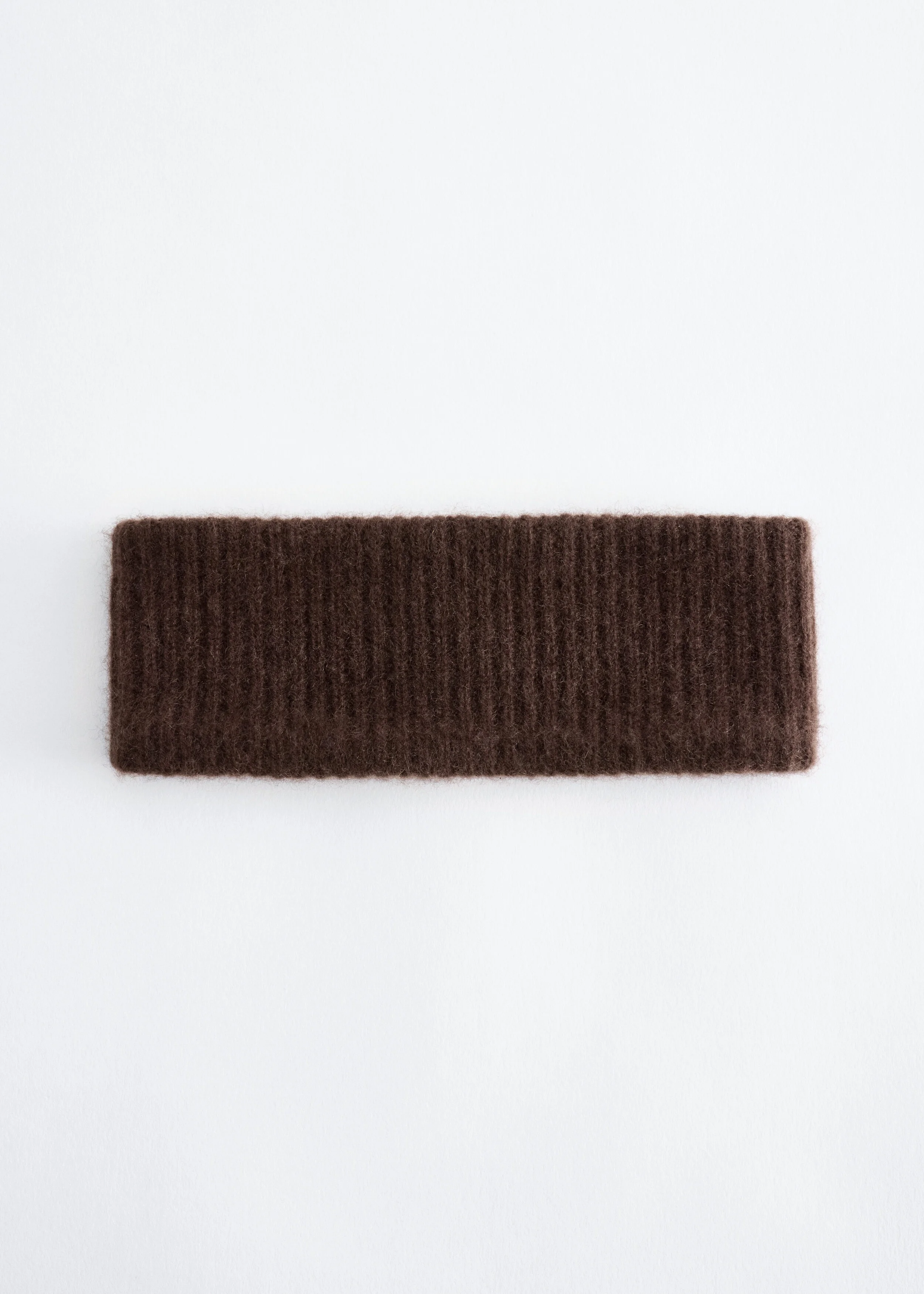 Cashmere Ribbed Headband - 1