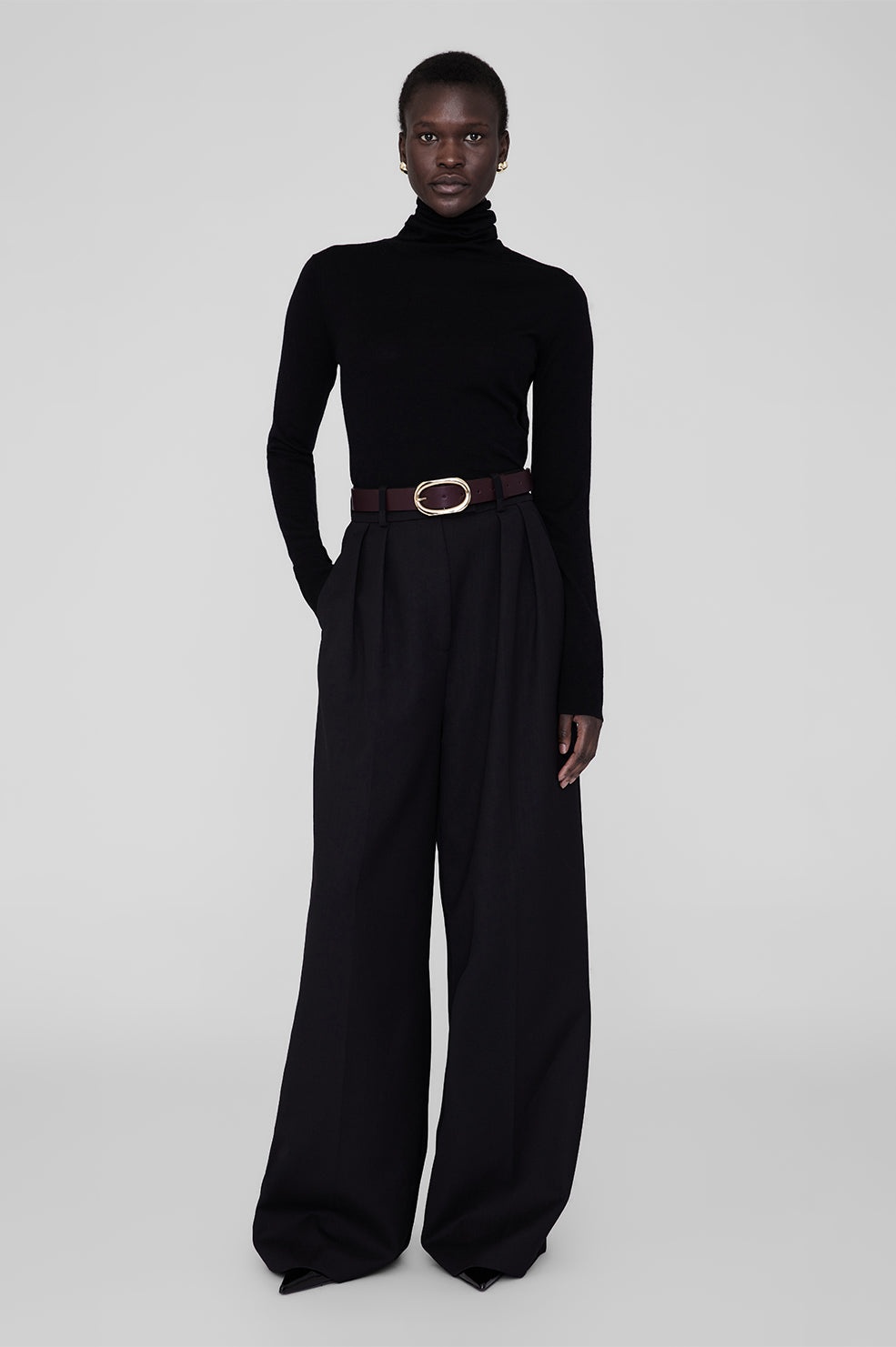 Signature Link Belt - Bordeaux - 2