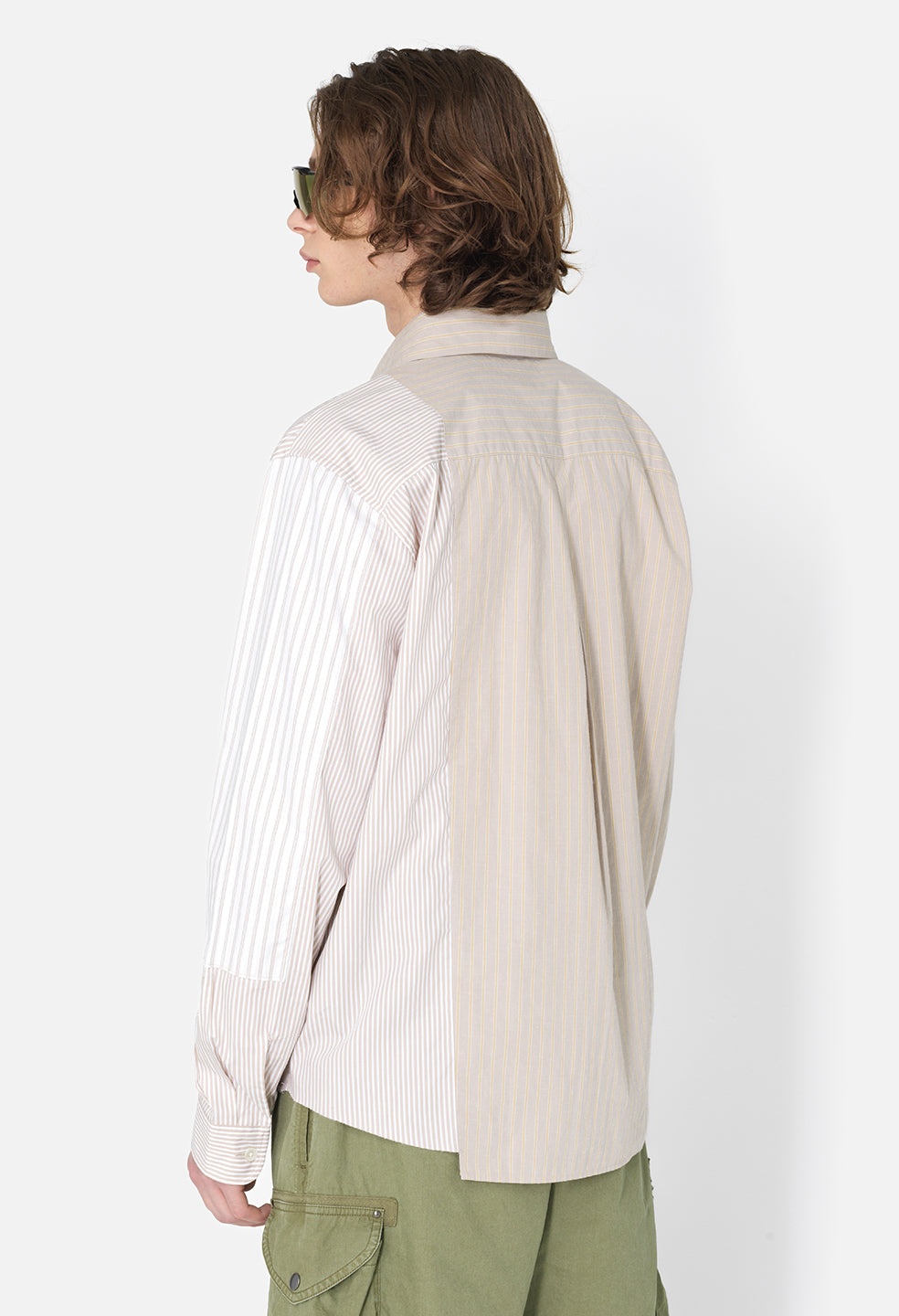 PANELED BUTTON UP - 5
