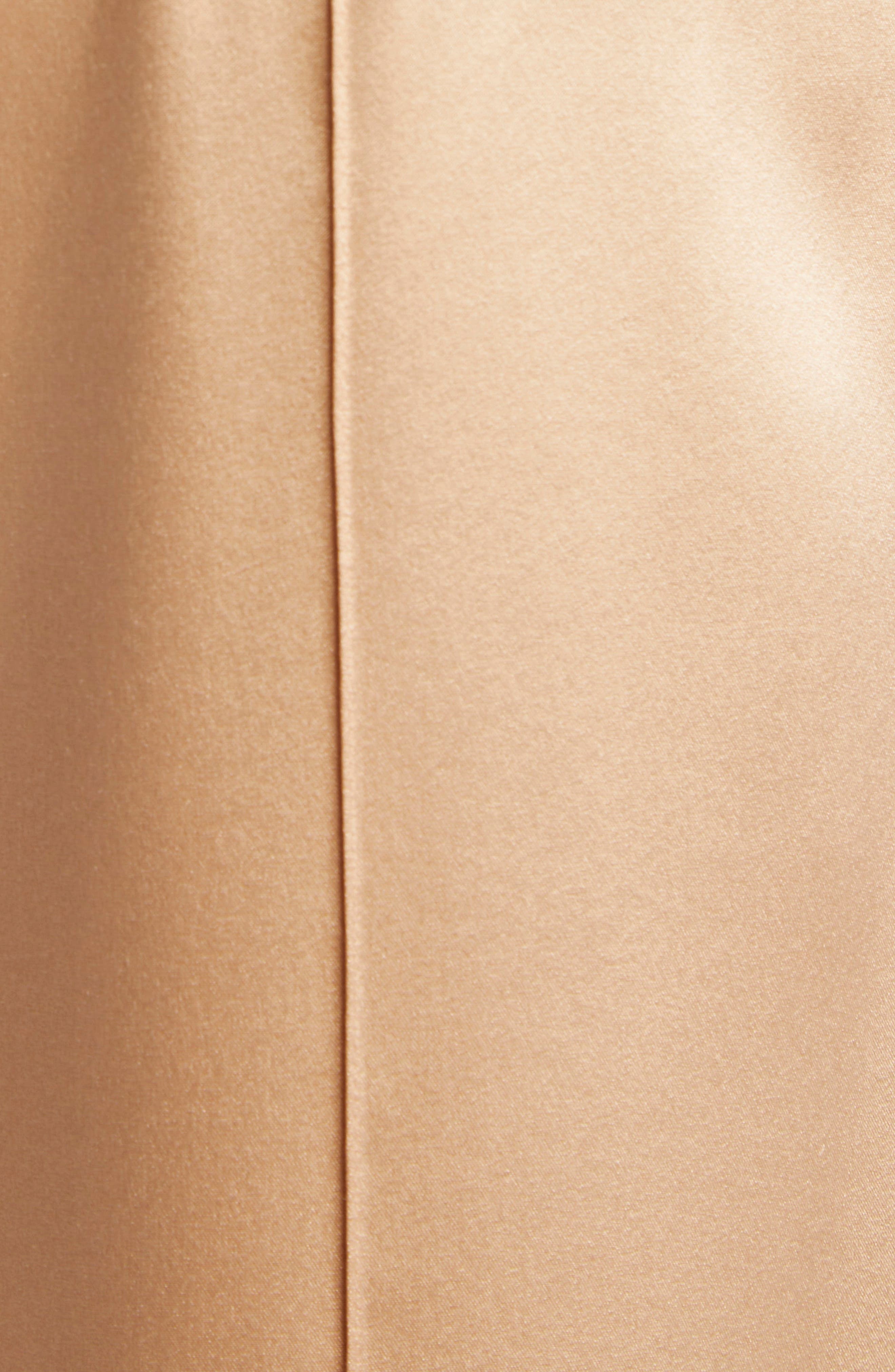 TOM FORD Stretch Silk Satin Pajama Pants in Pale Beige at Nordstrom - 7