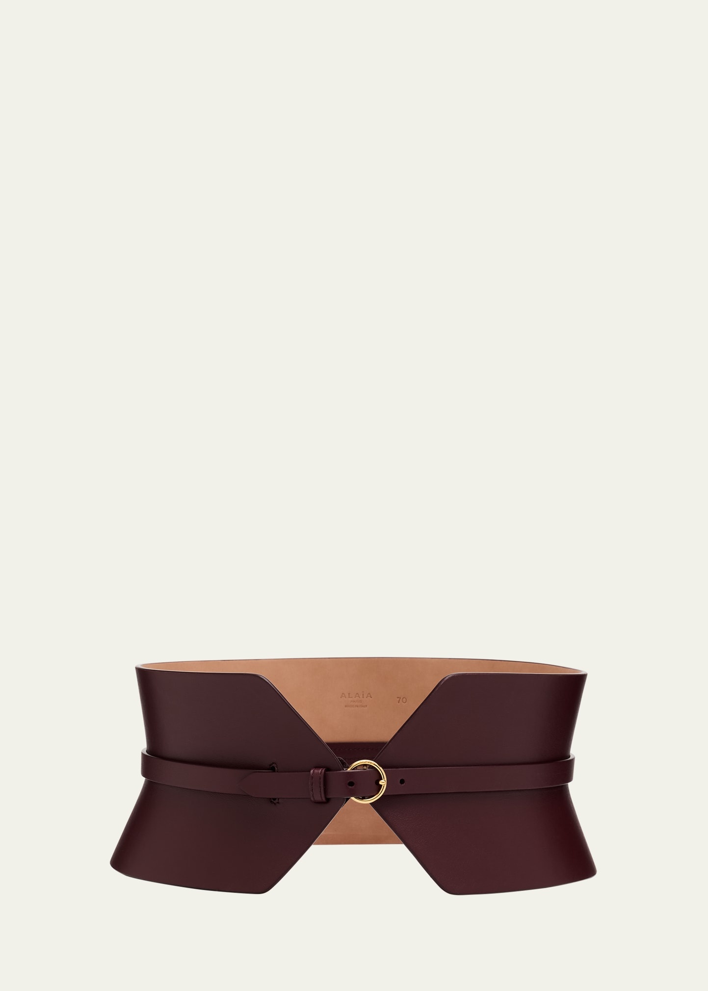 Buckle Wide Bustier Belt - 1