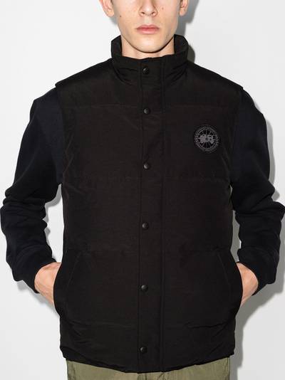 Canada Goose Garson logo-patch padded gilet outlook