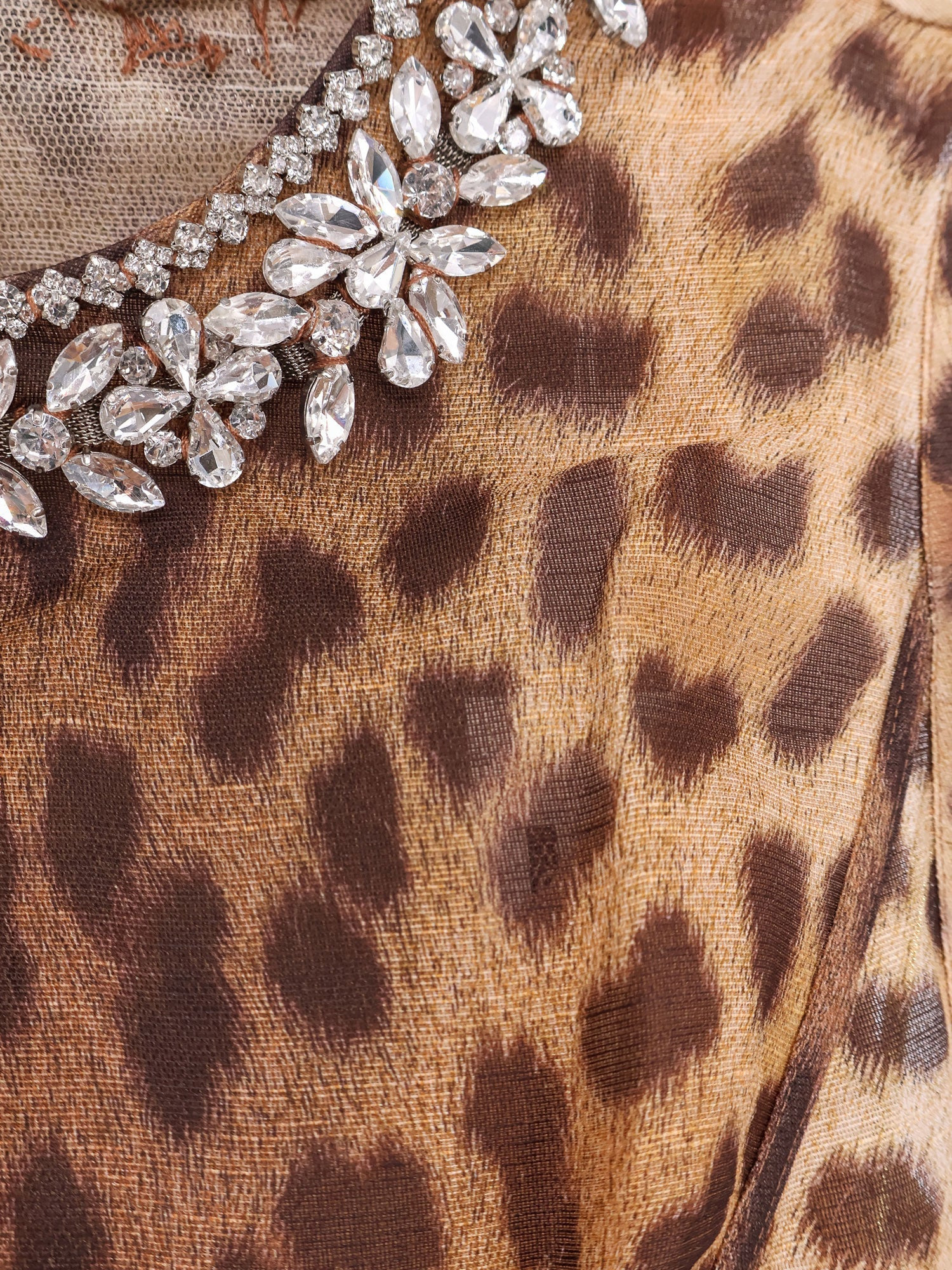 Zimmermann Linen And Silk Mini Dress With Animalier Print - 4