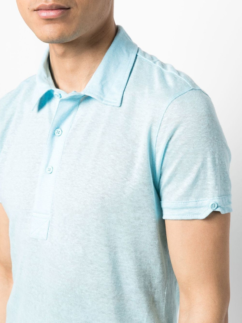 button-placket detail polo shirt 5