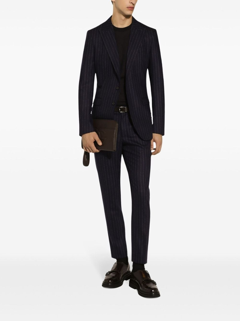 pinstripe single-breasted jacket 3