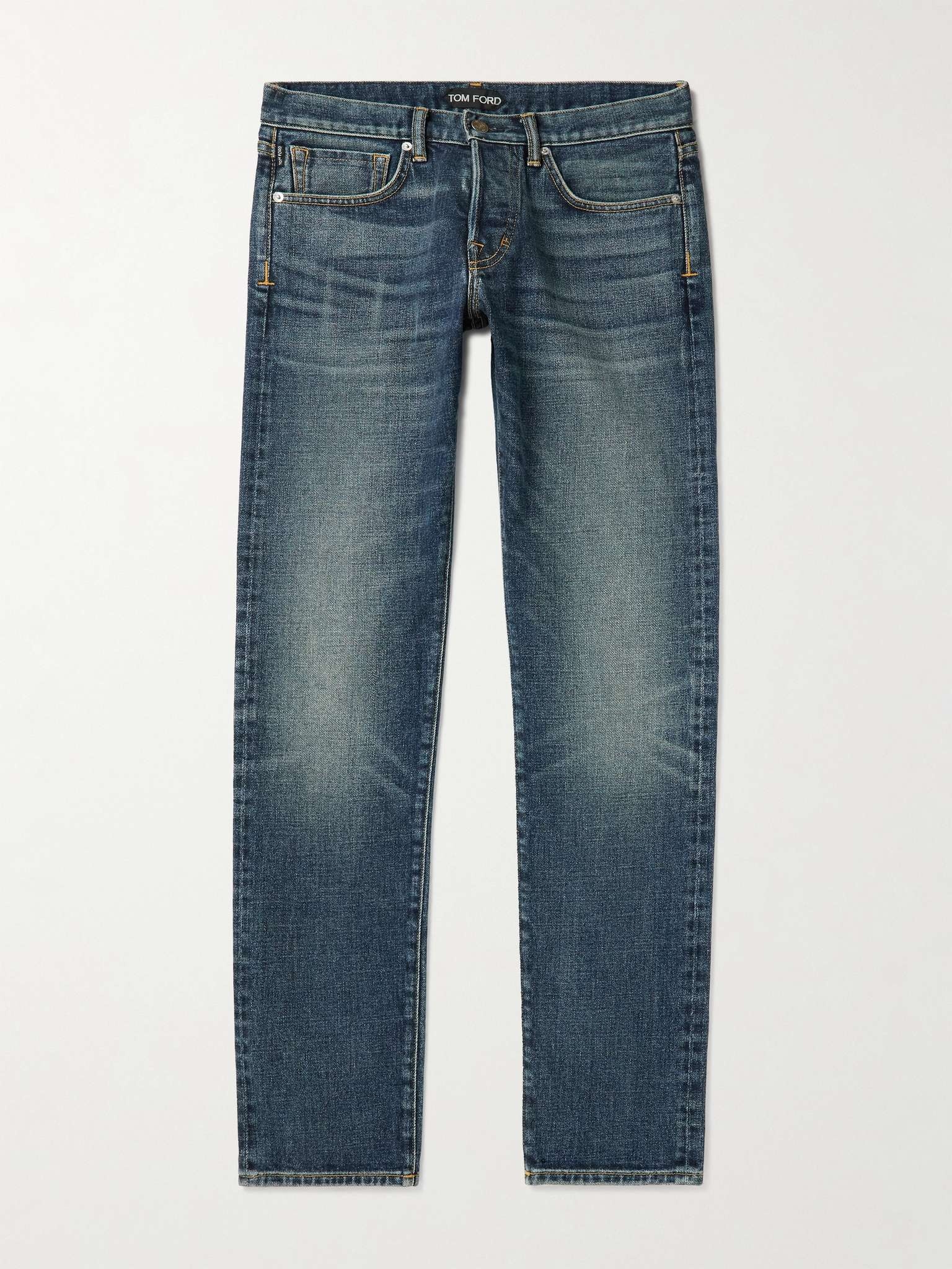 Skinny-Fit Selvedge Jeans - 1