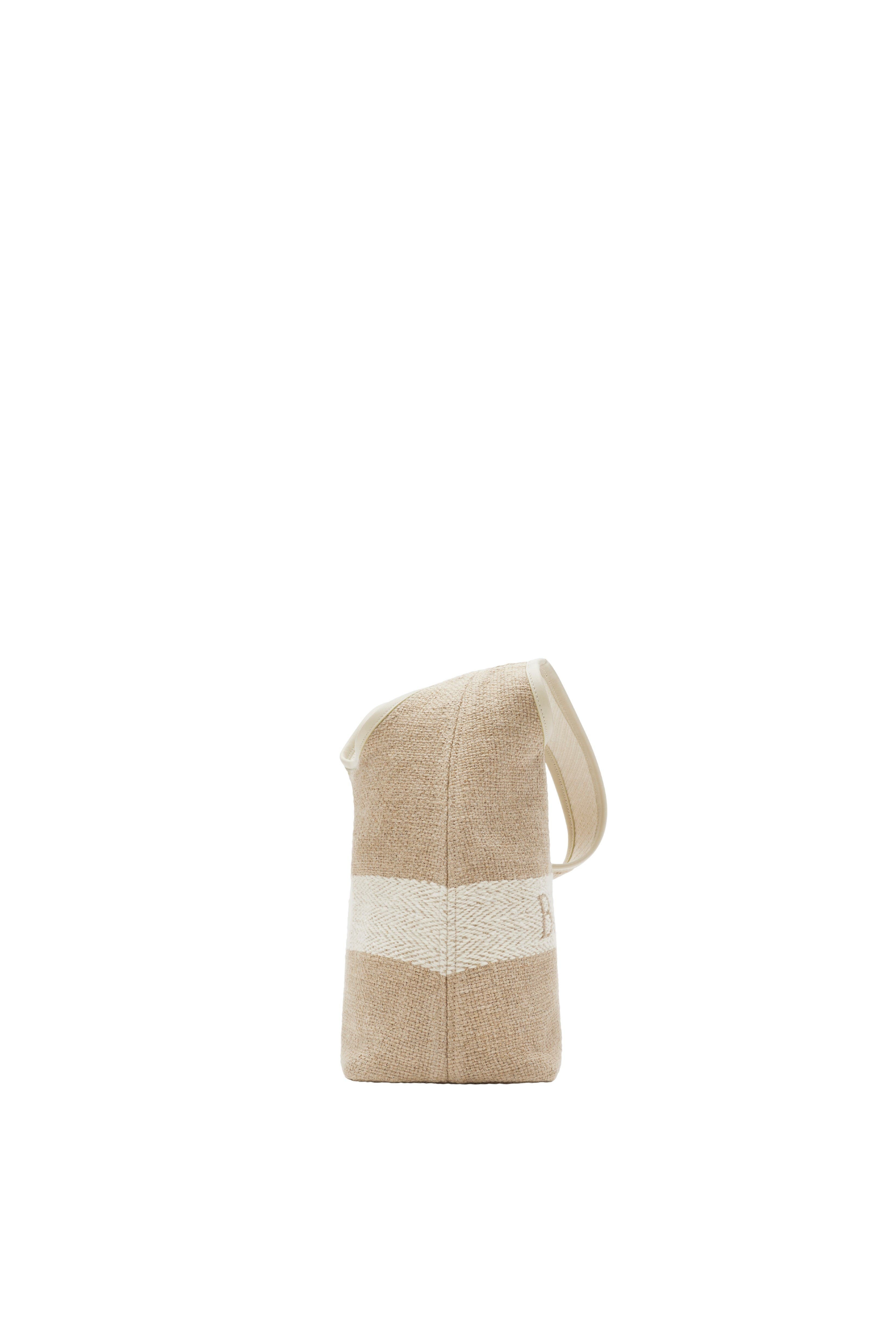 burberry Small Logo Canvas Shoulder Bag in Natural at Nordstrom - 4