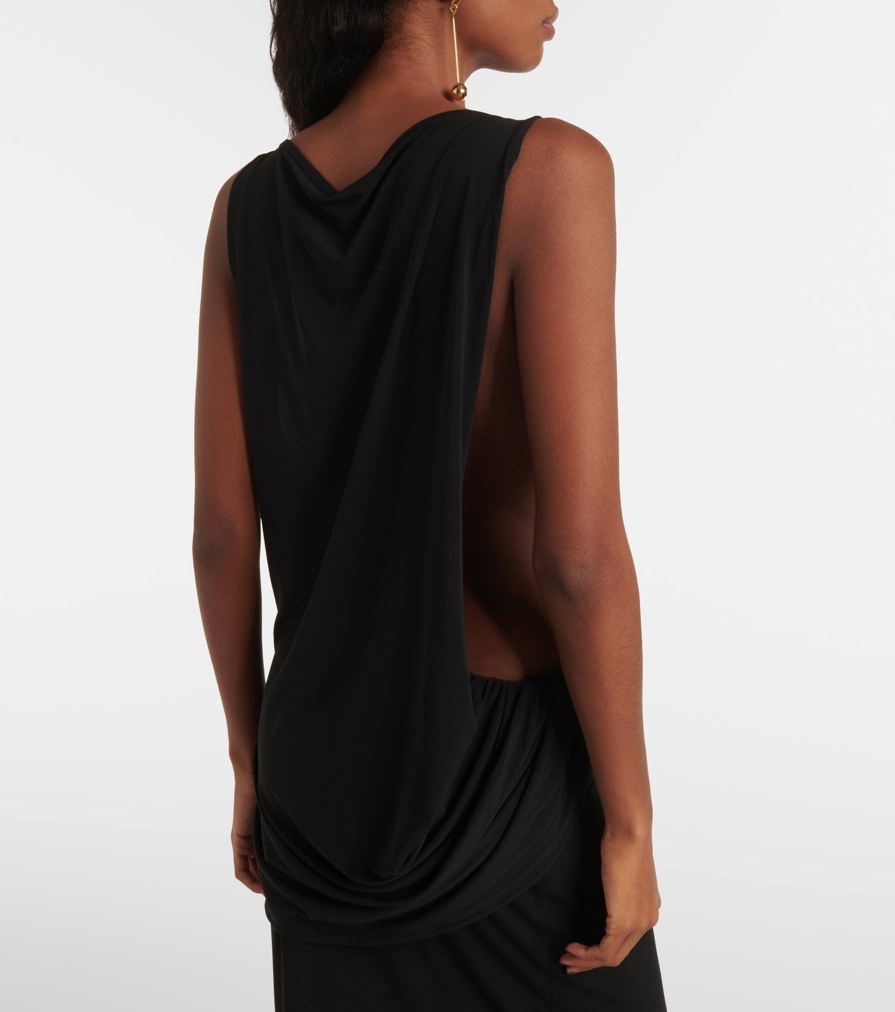 Peplo draped jersey maxi dress - 6