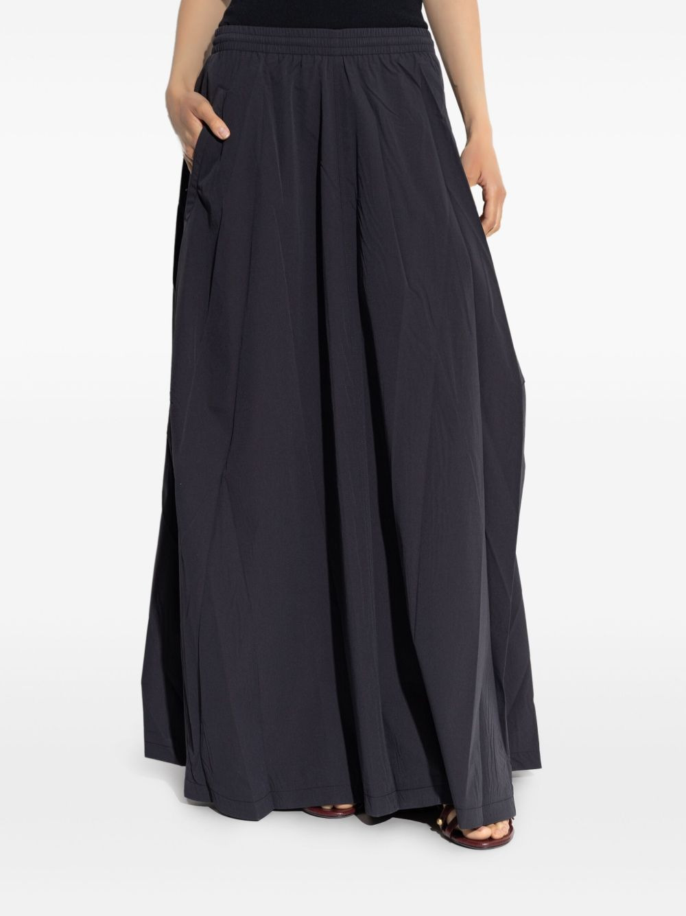 elasticated-waist pocket skirt - 3