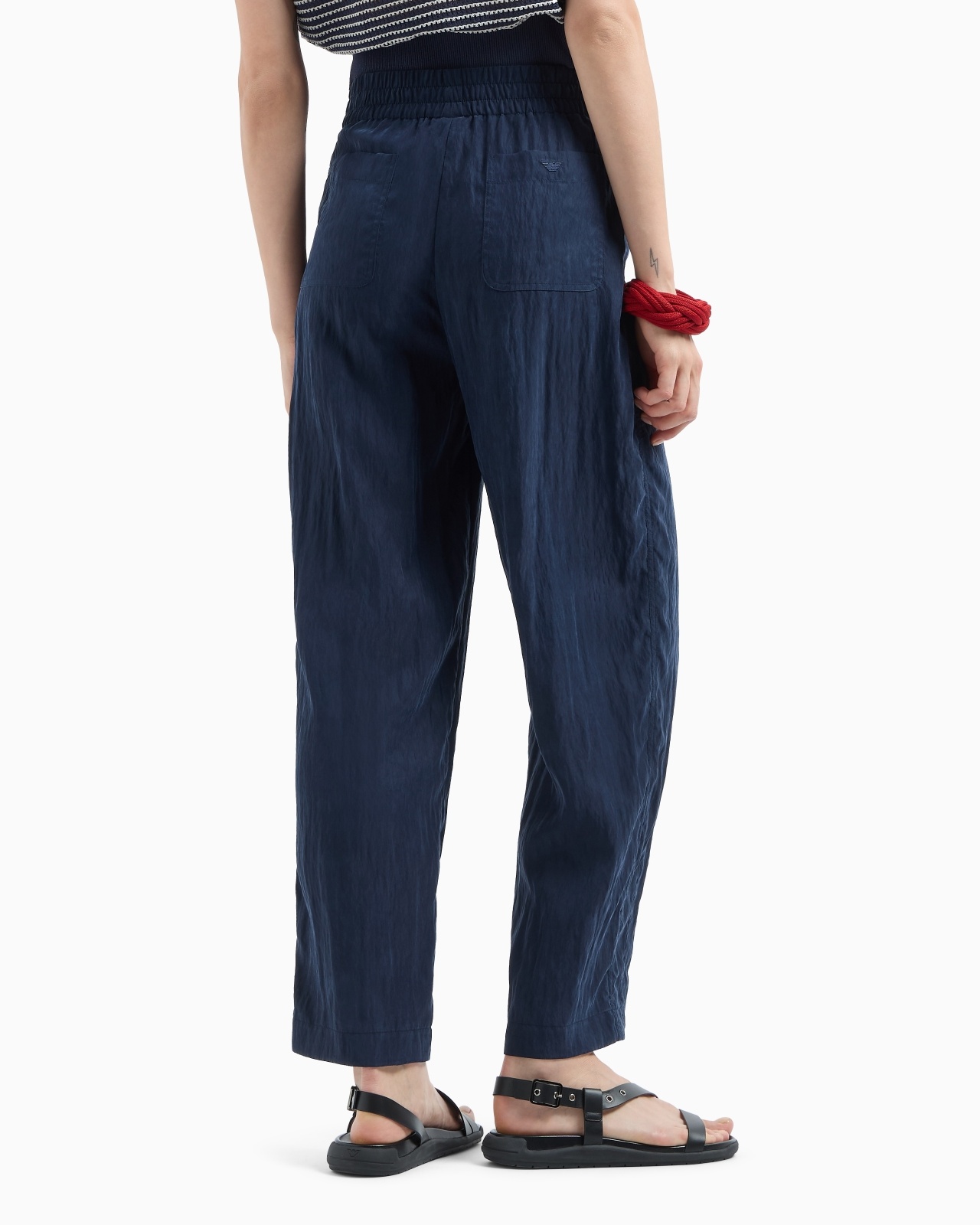 TECHNICAL CUPRO TROUSERS - 3