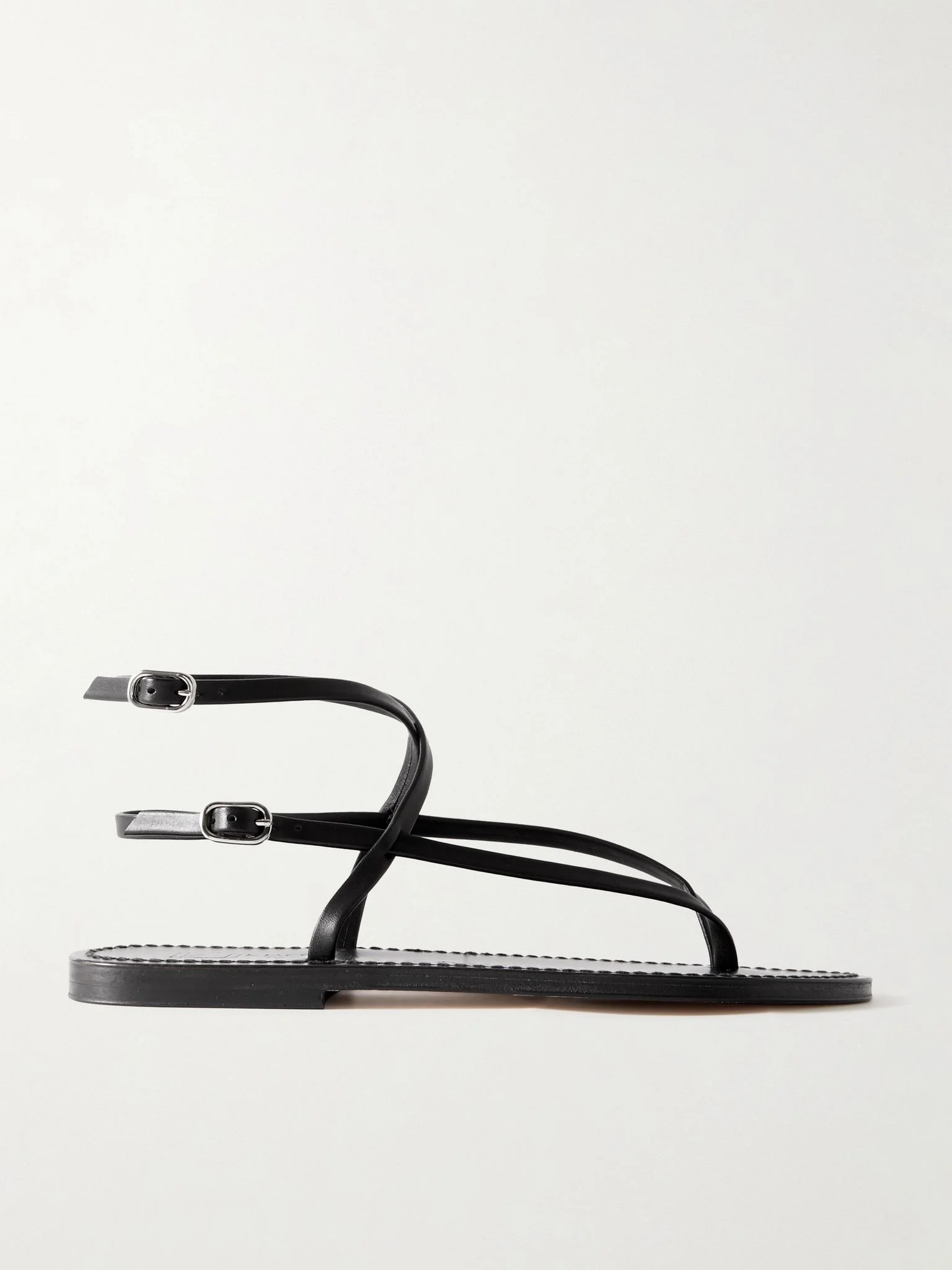 Abako leather sandals Black - 1