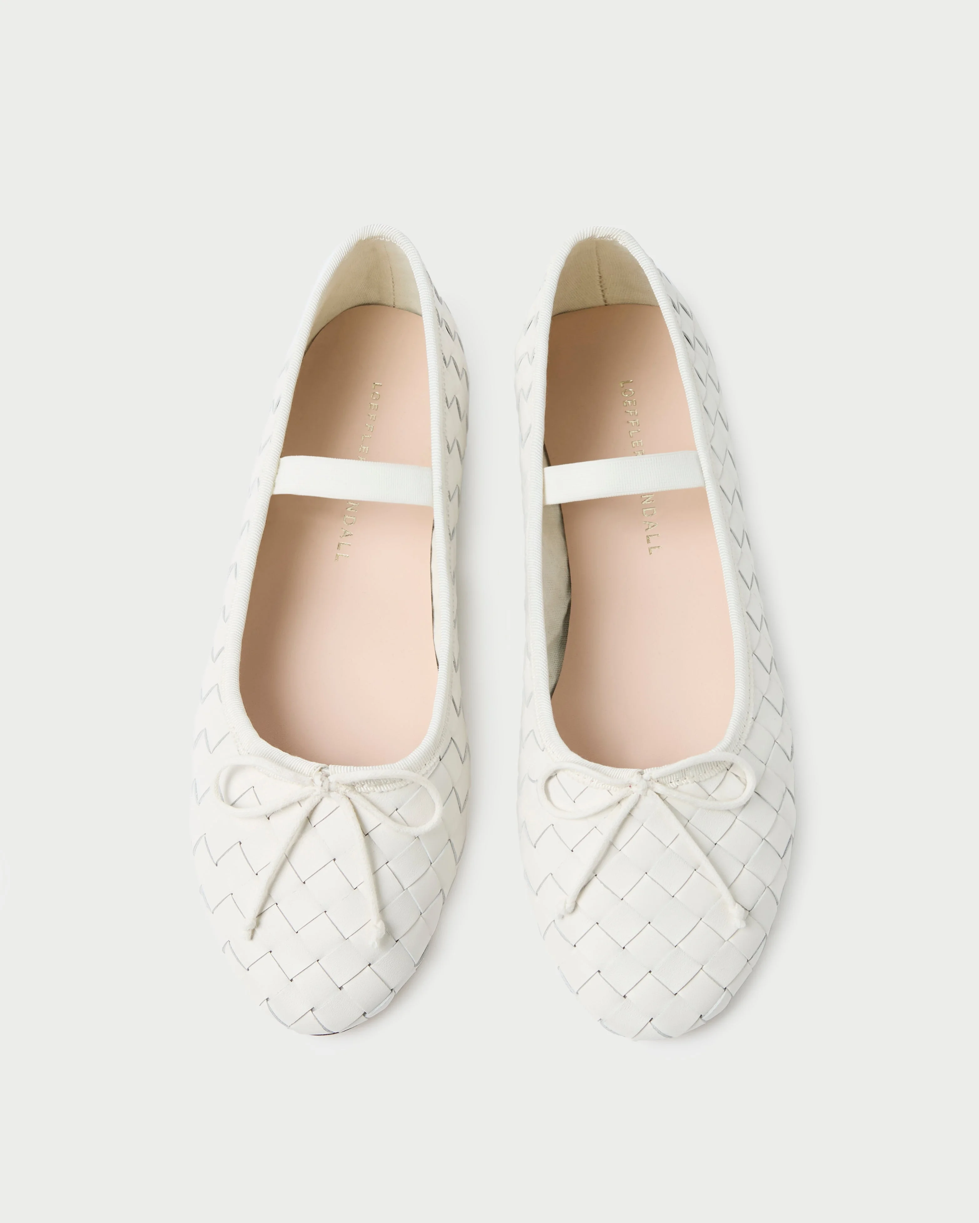 Leonie Cream Woven Ballet Flat - 1