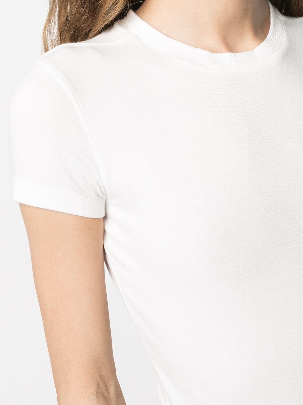 stretch crewneck T-shirt - 5