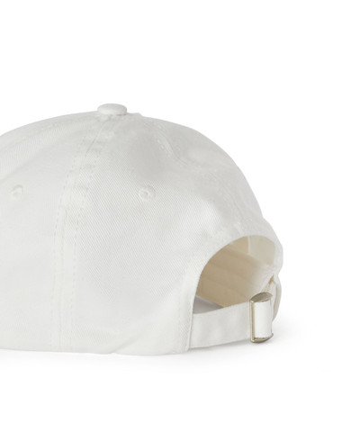 MSGM Gabardine cotton baseball cap with embroidered label outlook