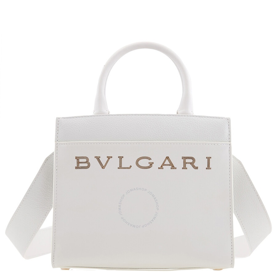Bvlgari Logo Series Small Leather Tote - 1