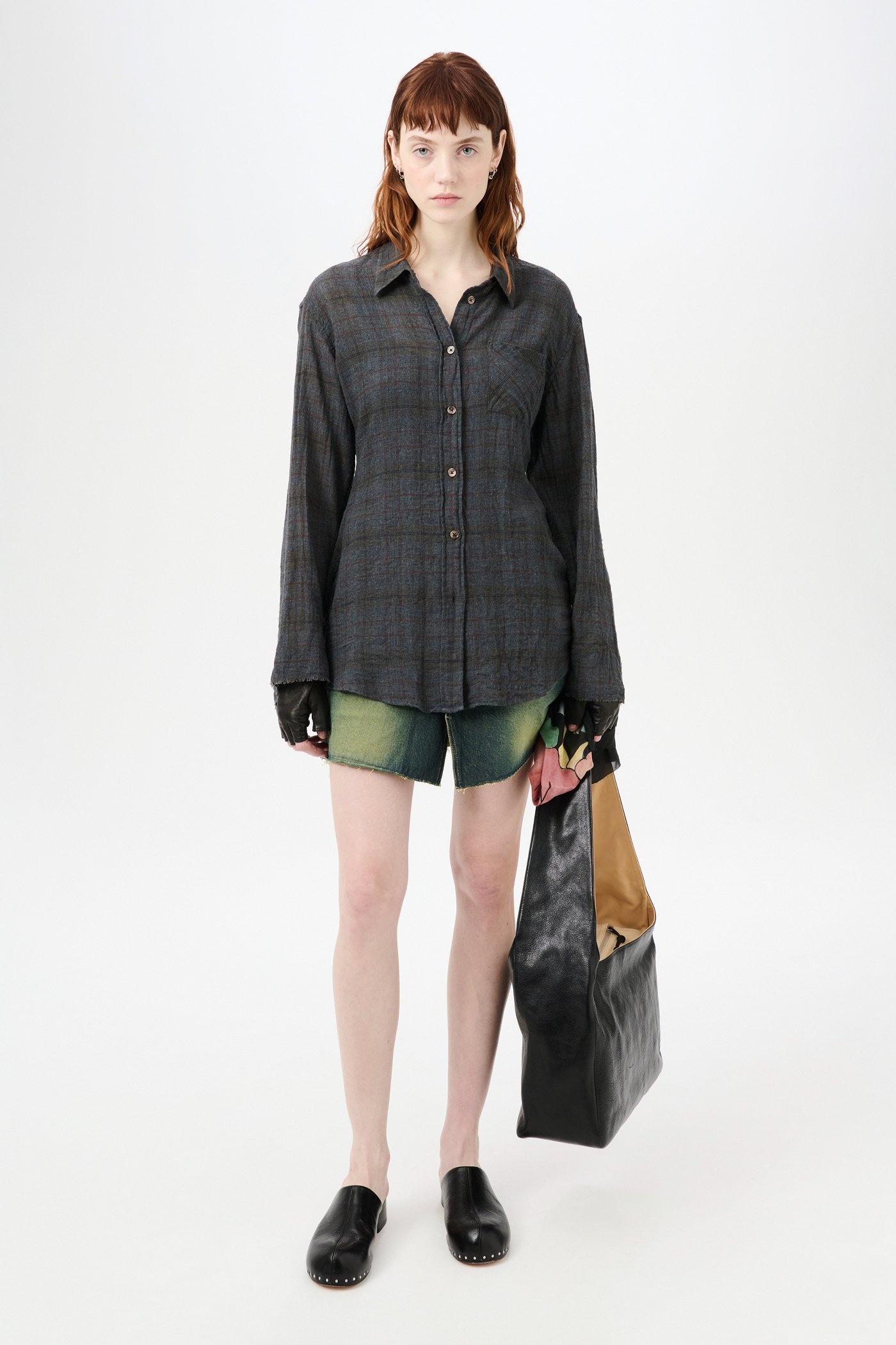 Daisy Shirt Bazaar Check Breeze Weave - 2