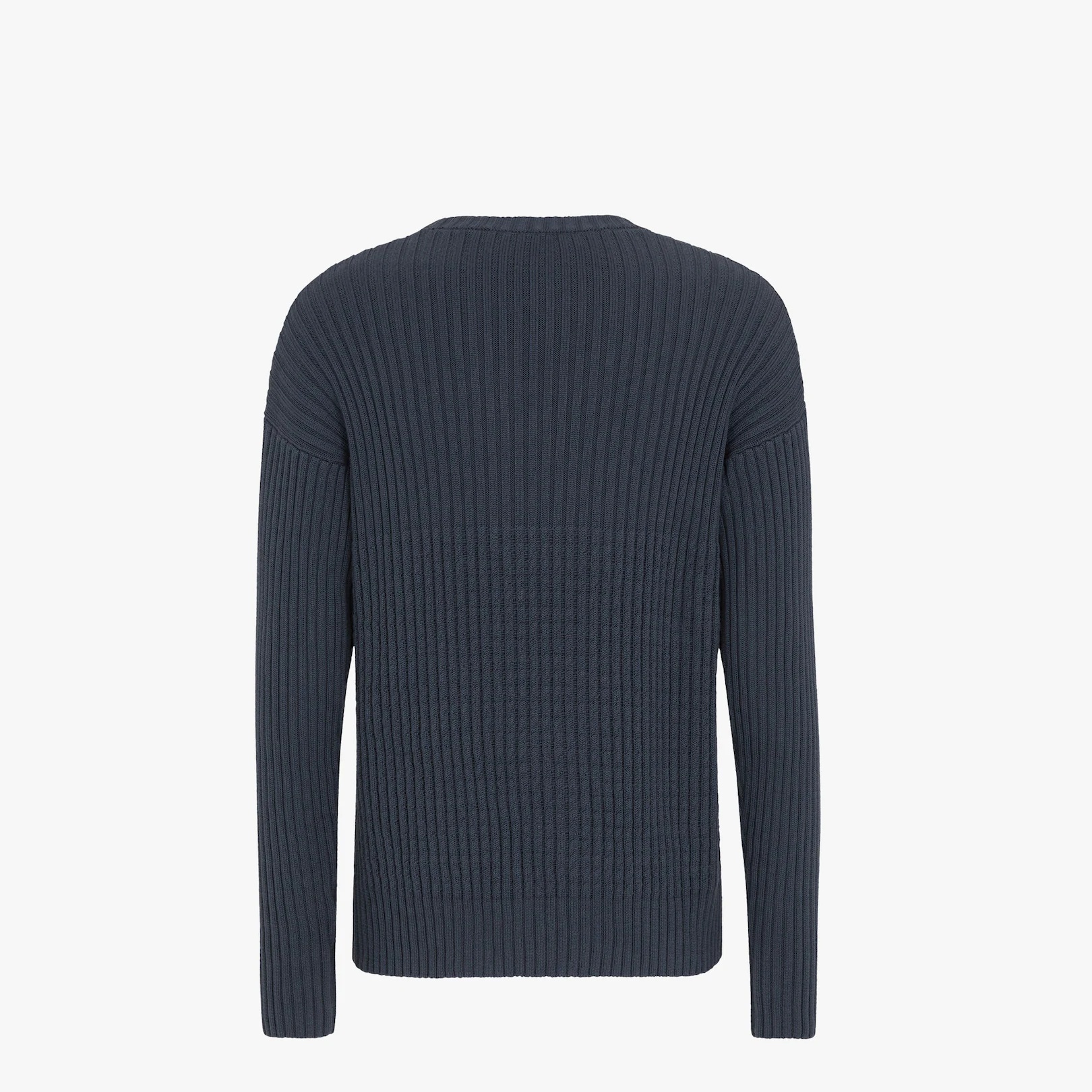 Blue cashmere and cotton pullover - 2
