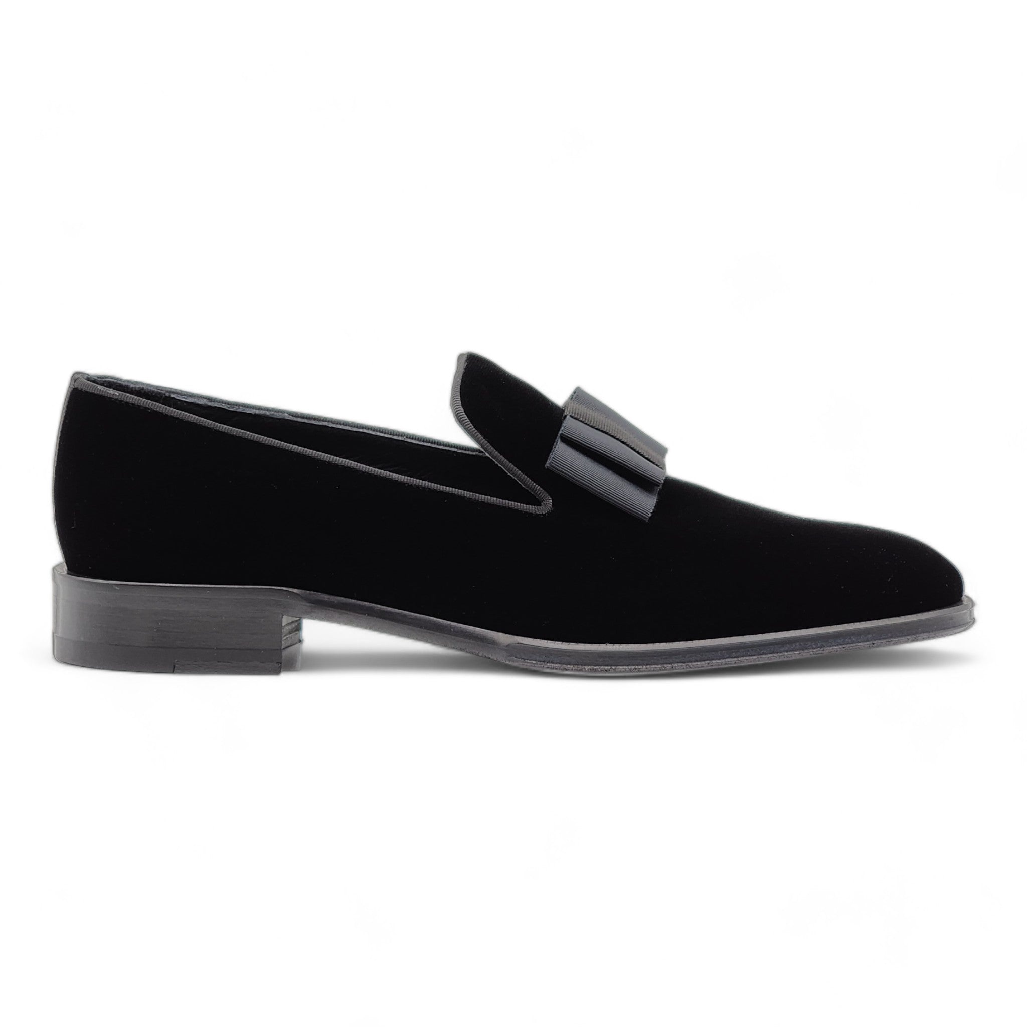 Dsquared2 Bow Detail Velvet Loafers in Black 41 - 3