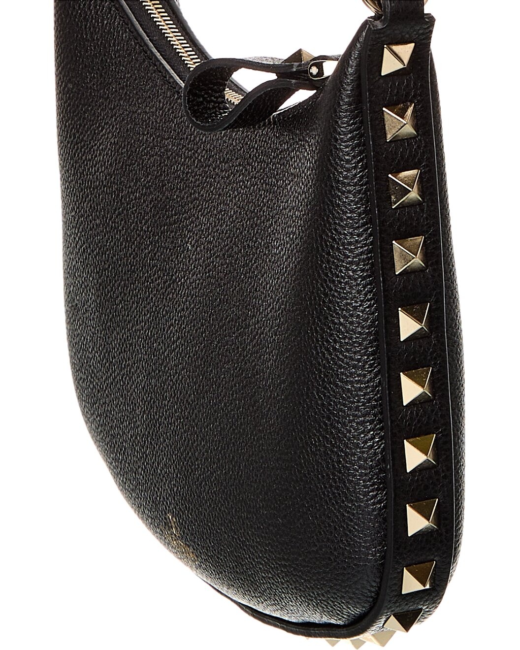 Valentino Mini Rockstud Leather Hobo Bag - 3