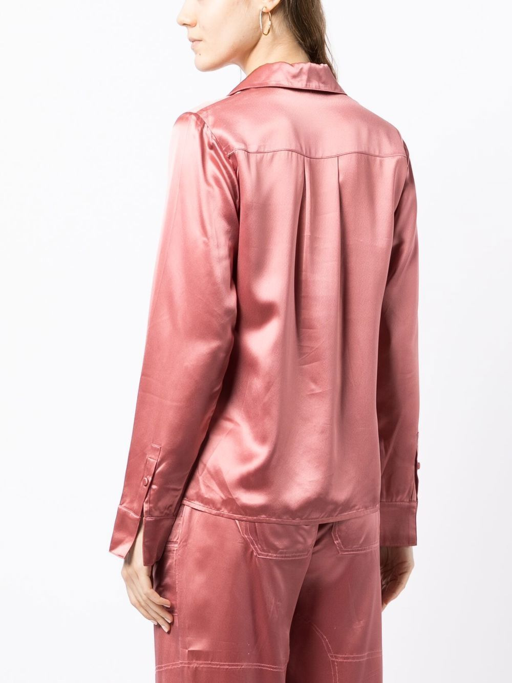 Yoona satin link shirt - 4