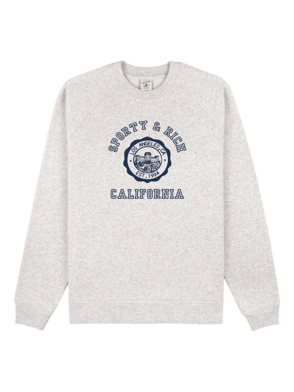 crew-neck long-sleeve sweatshirt - 1