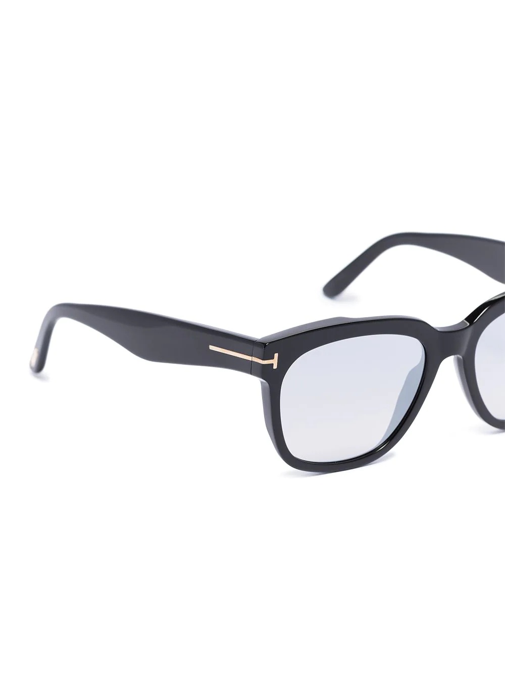 square-frame tinted sunglasses - 3