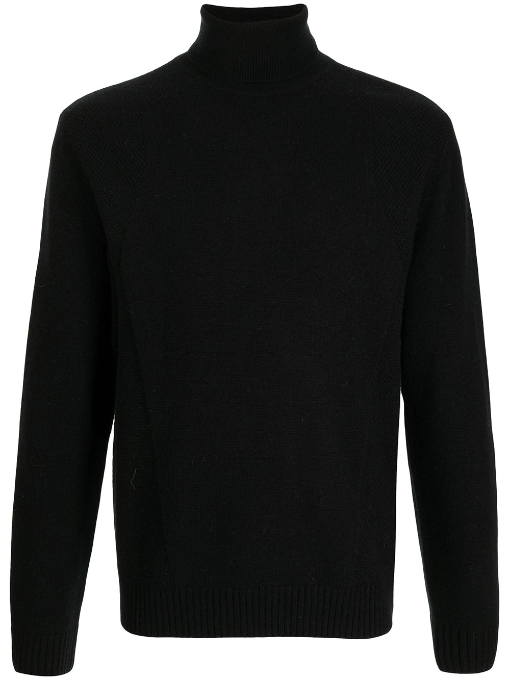 roll neck cashmere sweater - 1