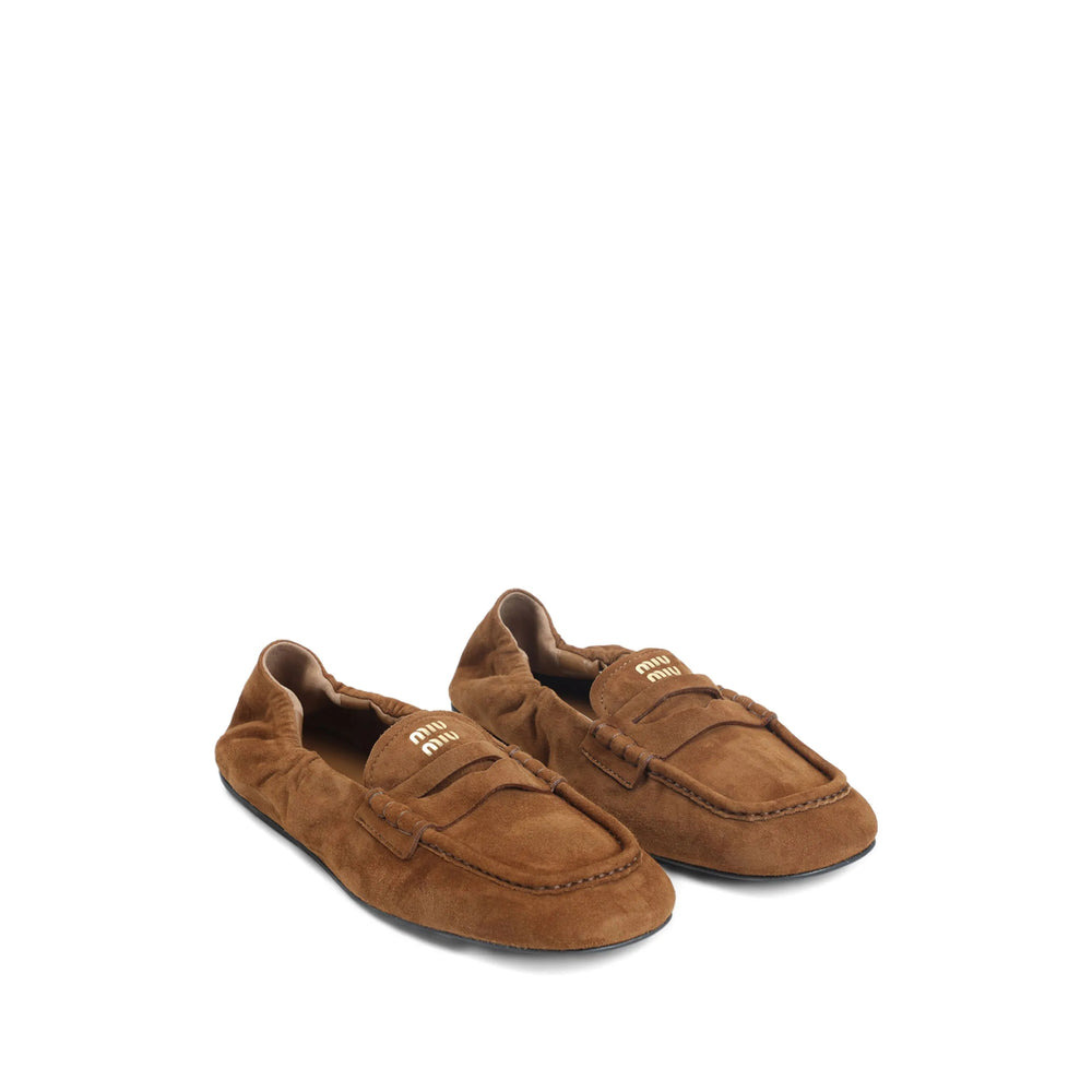 Miu Miu Brown Loafers Women - 4