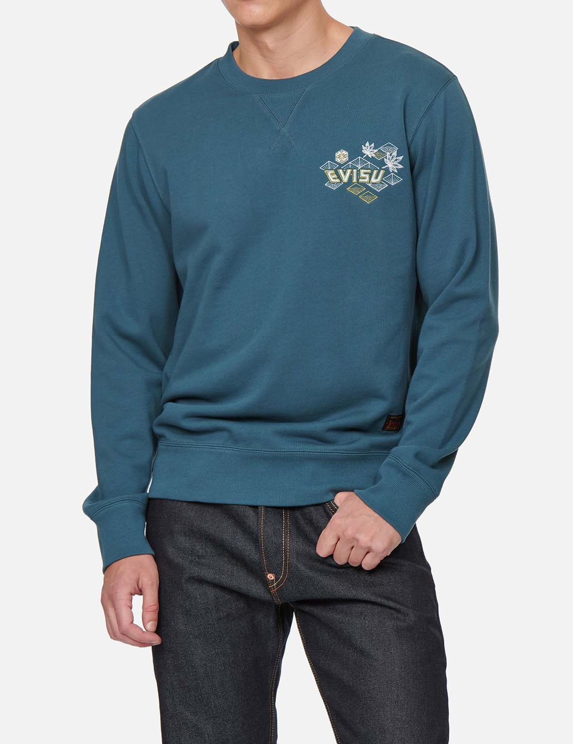 DRAGON-PATTERN DAICOCK EMBROIDERED SWEATSHIRT - 4